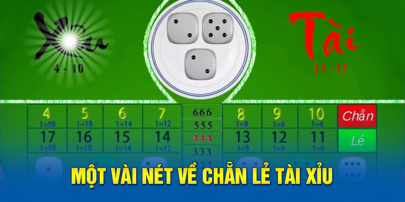 Một vài nét về chẵn lẻ tài xỉu